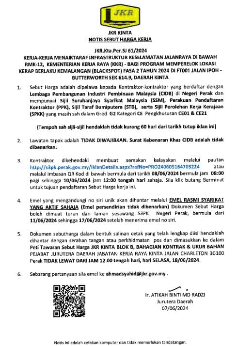 JKR.Kta.Per.SJ 61/2024 (GRED G2 / CE 01 & CE21)